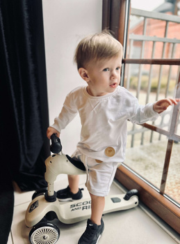 Bluza dziecięca dresowa biała Junior Basic