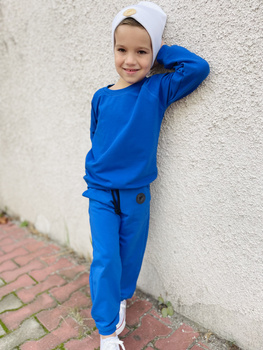 BLUZA DZIECIĘCA DRESOWA BIAŁA-Junior Basic 86/92,98/104,110/116,122/128,134/140,